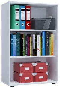 Produktbild: Holz B&uuml;ro Regal B&uuml;cher Ordner Aktenregal Lona 3f