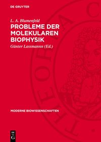 Produktbild: Probleme der molekularen Biophysik