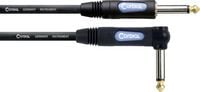 Produktbild: Cordial 13737 Klinke Audio Anschlusskabel [1x Klinkenbuchse 6.3 mm (mono) - 1x Klinkenbuchse 6.3 mm (mono)] 3 m Schwarz PVC-Mantel