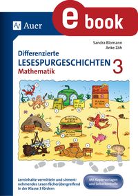 Produktbild: Differenzierte Lesespurgeschichten Mathematik 3
