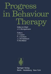 Produktbild: Progress in Behaviour Therapy