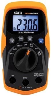 Produktbild: HT Instruments IRONMETER Hand-Multimeter digital CAT III 600V Anzeige (Counts): 4000