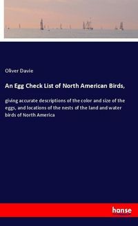 Produktbild: An Egg Check List of North American Birds,