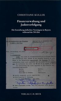 Produktbild: Finanzverwaltung und Judenverfolgung