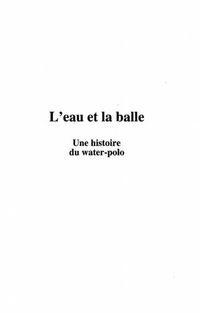 Produktbild: L'eau et la balle