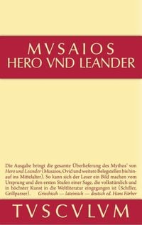 Produktbild: Hero und Leander und die weiteren antiken Zeugnisse