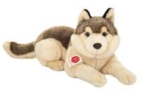 Produktbild: Teddy Hermann 90855 - Wolf liegend, Pl&uuml;sch, L&auml;nge: 40 cm