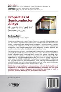 Produktbild: Properties of Semiconductor Alloys