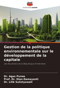 Produktbild: Gestion de la politique environnementale sur le d&eacute;veloppement de la capitale
