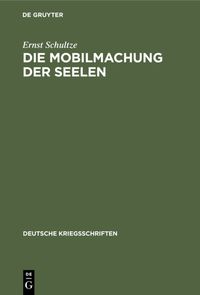 Produktbild: Die Mobilmachung der Seelen