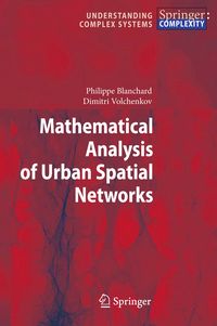 Produktbild: Mathematical Analysis of Urban Spatial Networks