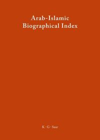 Produktbild: Arab-Islamic Biographical Index