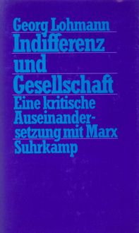 Produktbild: Indifferenz und Gesellschaft