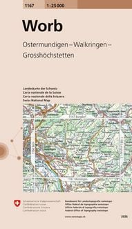 Produktbild: Swisstopo 1 : 25 000 Worb
