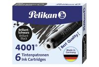 Produktbild: Pelikan Tintenpatrone 4001 TP/6 brillant-schwarz