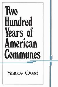 Produktbild: Oved, Y: Two Hundred Years of American Communes