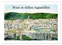 Produktbild: Wien in stillen Aquarellen (Wandkalender 2027 DIN A2 quer), CALVENDO Monatskalender