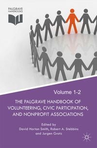 Produktbild: The Palgrave Handbook of Volunteering, Civic Participation, and Nonprofit Associations