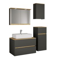 Produktbild: 5 tlg. Badm&ouml;bel-Set mit Waschbecken Cosila-A 80 cm