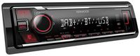 Produktbild: Kenwood KMMBT408DAB Autoradio Bluetooth&reg;-Freisprecheinrichtung, Anschluss f&uuml;r Lenkradfernbedienung, DAB+ Tuner
