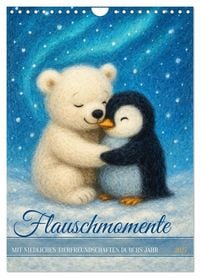 Produktbild: Flauschmomente - Mit niedlichen Tierfreundschaften durchs Jahr (Wandkalender 2027 DIN A4 hoch), CALVENDO Monatskalender