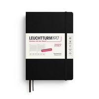 Produktbild: Tageskalender Medium (A5) 2027, Schwarz, Deutsch