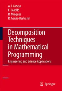 Produktbild: Decomposition Techniques in Mathematical Programming