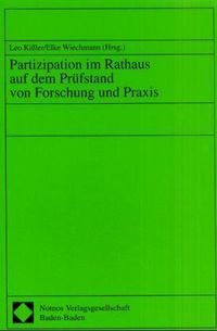Produktbild: Partizipation im Rathaus auf dem Pr&uuml;fstand von Forschung und Praxis