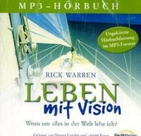 Bild vom Artikel MP3-CD-Hörbuch: Leben mit Vision* vom Autor Rick Warren