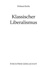 Produktbild: Klassischer Liberalismus