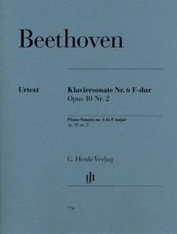 Produktbild: Ludwig van Beethoven - Klaviersonate Nr. 6 F-dur op. 10 Nr. 2