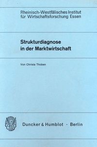 Produktbild: Strukturdiagnose in der Marktwirtschaft.
