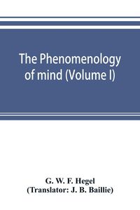 Produktbild: The phenomenology of mind (Volume I)