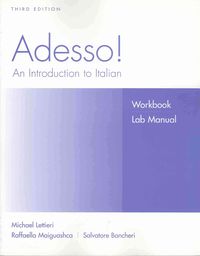 Produktbild: Adesso!: An Introduction to Italian