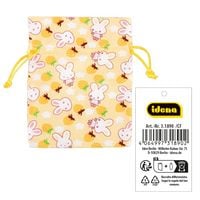 Produktbild: Idena Stoffs&auml;ckchen Ostern gelb/Hase 10x13cm