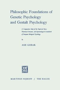 Produktbild: Philosophic Foundations of Genetic Psychology and Gestalt Psychology