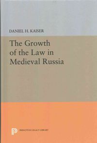 Produktbild: The Growth of the Law in Medieval Russia