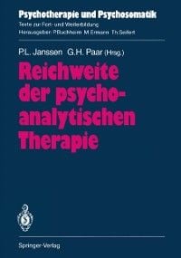 Produktbild: Reichweite der psychoanalytischen Therapie