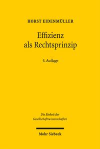 Produktbild: Effizienz als Rechtsprinzip