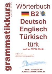 Produktbild: W&ouml;rterbuch B2 Deutsch - Englisch - T&uuml;rkisch