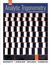 Produktbild: Analytic Trigonometry W/ap-10e