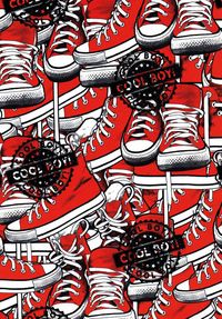 Produktbild: Einfasspapier School Line Design, Chucks rot