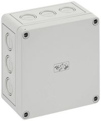Produktbild: Spelsberg TK PC 1313-7-M Installations-Geh&auml;use 130 x 130 x 75 Polystyrol, Polycarbonat, Polyurethan, Polyamid Lichtgrau 1 St.