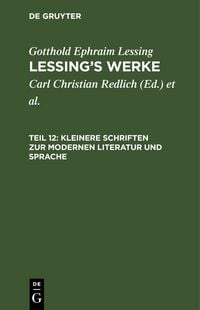 Produktbild: Kleinere Schriften zur modernen Literatur und Sprache