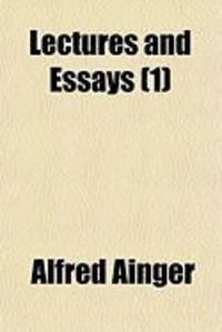 Produktbild: Lectures and Essays (1)