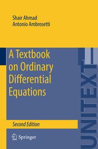 Produktbild: A Textbook on Ordinary Differential Equations