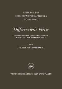 Produktbild: Differenzierte Preise