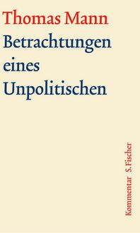 Produktbild: Betrachtungen eines Unpolitischen