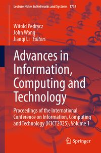 Produktbild: Advances in Information, Computing and Technology