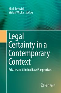 Produktbild: Legal Certainty in a Contemporary Context